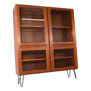 Danish Teak Display Cabinet from Kollund Möbler, 1970s For Sale