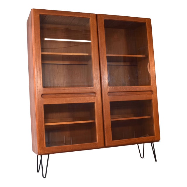 Danish Teak Display Cabinet from Kollund Möbler, 1970s For Sale