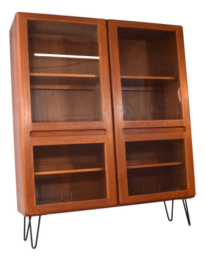 Danish Teak Display Cabinet from Kollund Möbler, 1970s