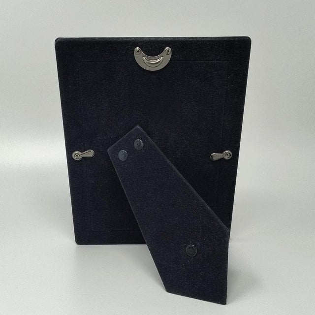 Silver-Plated and Glass Photo Frame, Italy, 1970s For Sale - Image 4 of 6