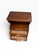 Refinished Cushman Colonial Creations Nightstand/Russet Maple Bedside Table | Vintage Open Shelf Farmhouse 2-Drawer End Table For Sale In Saint Louis - Image 6 of 11