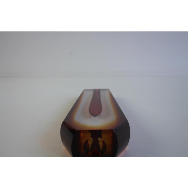Czech Sommerso Art Glass Vase by Pavel Hlava, 1960s For Sale - Image 13 of 16