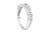 Haus of Brilliance .925 Sterling Silver 1/2 Cttw Baguette Cut Diamond Channel Set X-Station Wedding Ring (H-I Color, I1-I2 Clarity) - Size 6-3/4 For Sale - Image 4 of 7