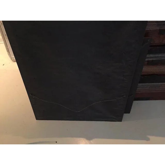 Mid 20th Century Mid 20th Century Gothic Interior Scene Mixed-Media Painting, Framed For Sale - Image 5 of 8