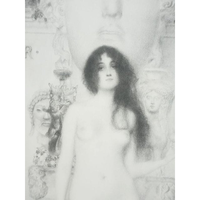 Gustav Klimt, Nude, The Allegory of Sculpture, Lithograph For Sale - Image 15 of 16
