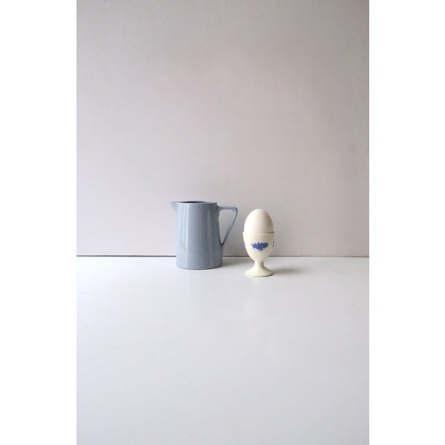 Blue and White Porcelain Egg Holder Cup For Sale In New York - Image 6 of 10