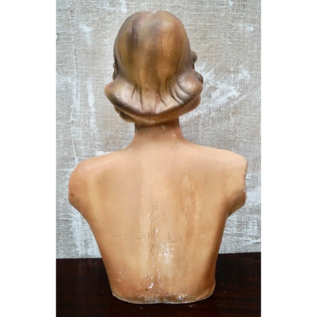 Vintage Mannequin Lubé Paris Bust, 1930 For Sale - Image 3 of 9