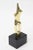 Abstract Vintage Bronze Abstract Female Sculpture by Roberval on Black Granite Base For Sale - Image 3 of 11