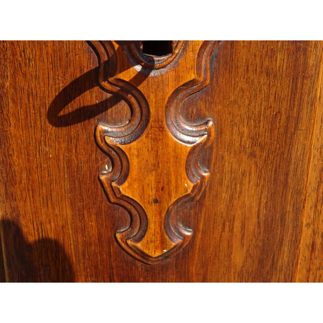 Large Louis Philippe Wardrobe in Walnut, Mid-19th Century For Sale - Image 11 of 18