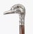 Antique Walking Stick Cane Silver Duck Head Handle, 1890s For Sale - Image 11 of 16