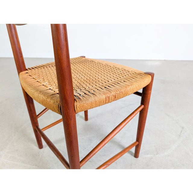 Model 316 Chairs by Peter Hvidt and Orla Mølgaard-Nielsen for Søborg Møbelfabrik, Set of 5 For Sale - Image 9 of 12