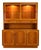 Sun Cabinet Teak Hutch Display Cabinet Credenza Mid Century Modern Lighted For Sale