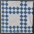 1940s 1940s Indigo and White Double Irish Chain Antique Quilt - For Sale - Image 5 of 10