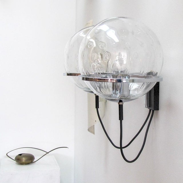 1960s Double Globe Wall Light by Raak, 1960 For Sale - Image 5 of 10