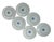 Vintage Japanese Arita Gaho Kiln Mamezara Mini Plates - Set of 6 For Sale - Image 13 of 14