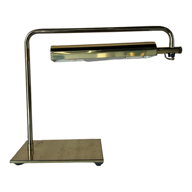 Vintage Jim Bindman Brass Extendable Arm Desk Lamp/ Sold For Sale