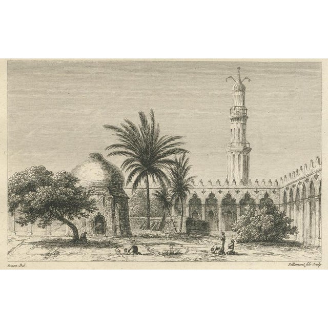 Dominique Baron Vivant Denon, Egypt Architecture and Topography, 1802, Copper Engravings on Paper, Set of 3 For Sale - Image 9 of 17