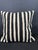 Turkish Hemp Pillow Cushion Natural Beige Black Cushion Cover 20"x20" For Sale - Image 4 of 4
