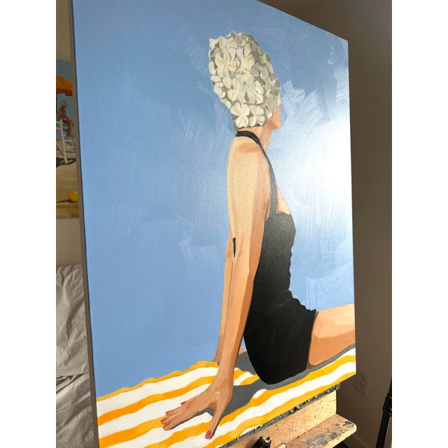I'm always inspired by a woman in a vintage swim cap. I recently acquired a few that I could draw inspiration from. This...