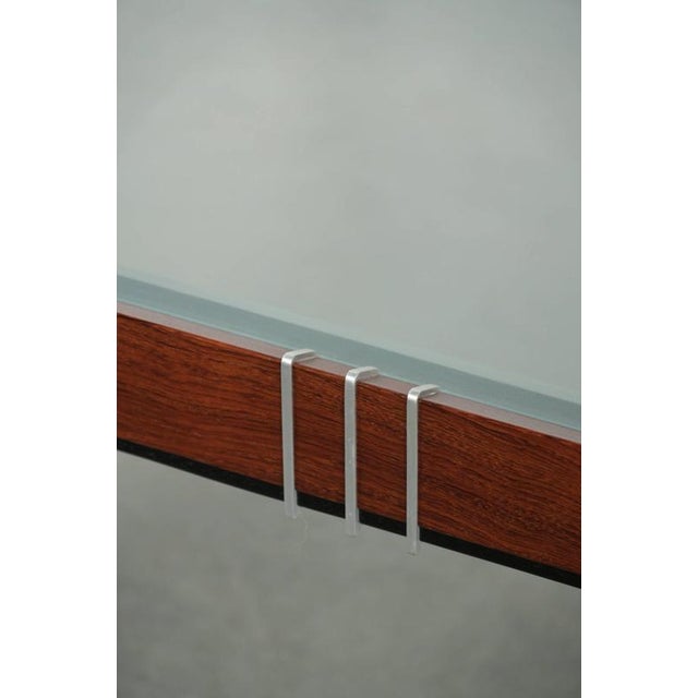 Brown Art Deco Decoforma Series Square Coffee Table with Glass Top from Schuitema For Sale - Image 8 of 12