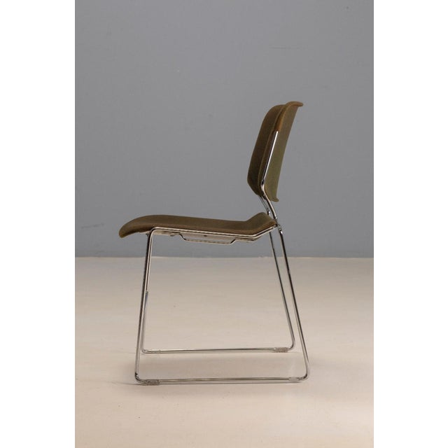 Matrix Stacking Chairs from Thomas Tolleson, USA, 1970s, Set of 7 For Sale - Image 4 of 8