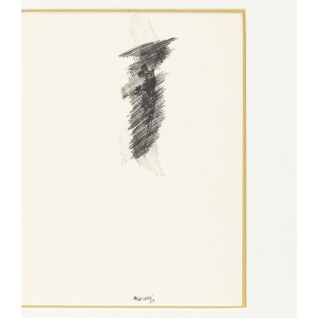 Painting - Manuel Cargaleiro - India ink on paper. India ink on paper. Signed and dated 1969. Dimensions: 25.5 x 20 cm
