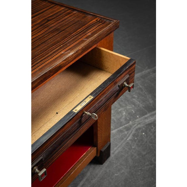 Vintage Hague School Shelving by H. Wouda, 1920s For Sale - Image 4 of 16