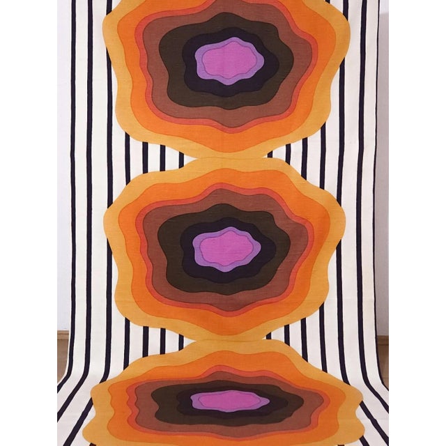 Mid-Century Demanda Panel in Fabric by Antoinette de Boer, 1970s, in Very Good conditions. Designed 1970 to 1979 I have...