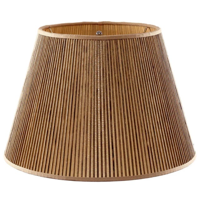 American Empire Stick Shade in Walnut Stain, 14" For Sale - Image 3 of 3