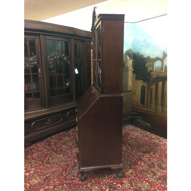 Vintage Secretary Desk, Colonial Furniture Company, Mahogany Desk For Sale - Image 10 of 11