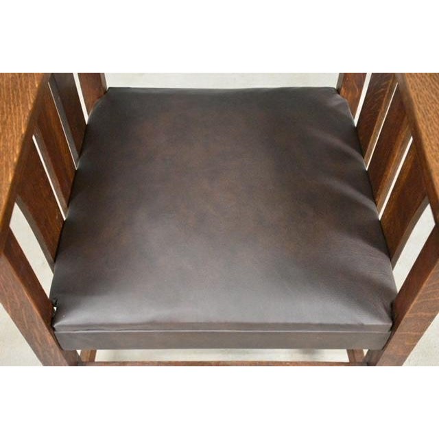 Early 20th Century L&jg Stickley Onondaga Captain Dining Chair For Sale - Image 10 of 11