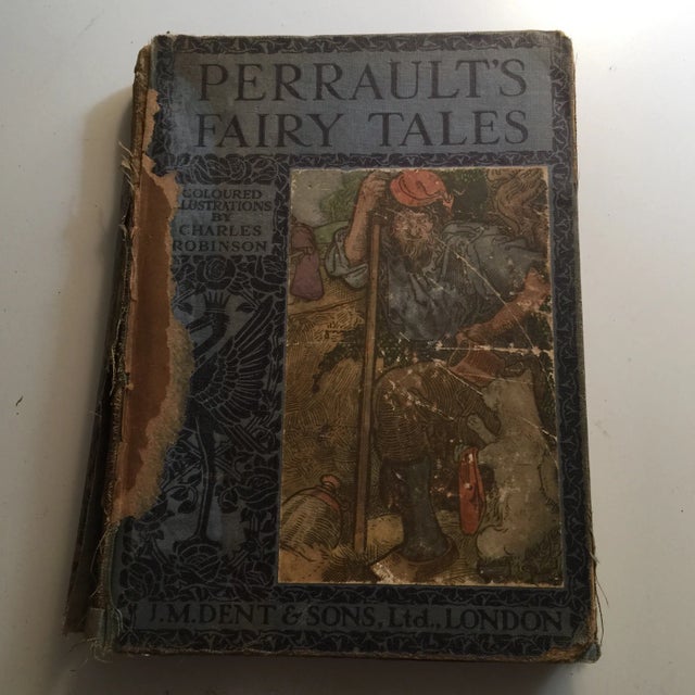 Illustrated by Charles Robinson. London: J.M. Dent. No date, circa 1913. Decorated boards with pastedown image. Contains 8...