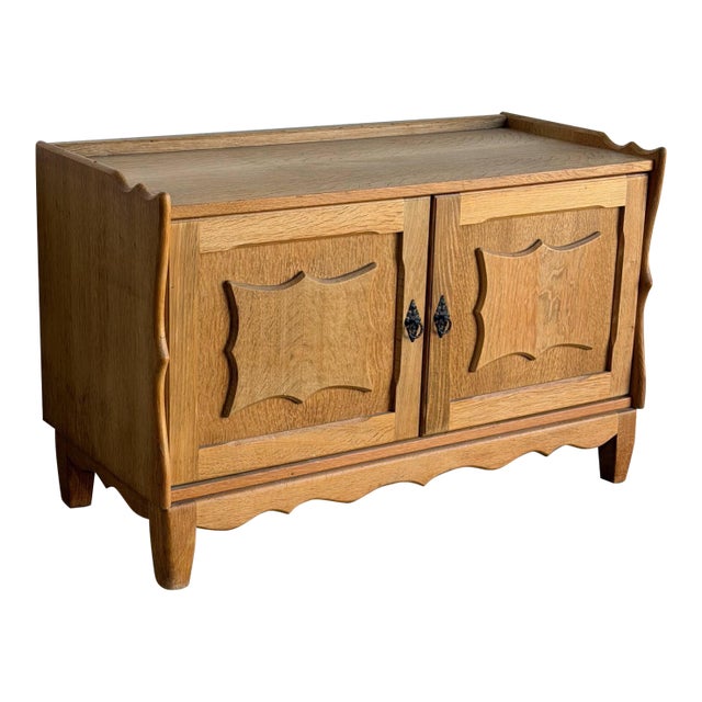 Oak Cabinet in Style of Henning Kjærnulf Denmark Mid-Century Modern 1970s For Sale