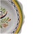 19th-Century French Provincial Faience Hand-Painted Scalloped Plate, Folk Bouquet For Sale - Image 9 of 11
