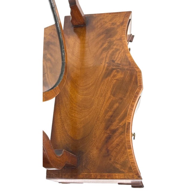 Wood 18th Century Georgian Dressing Table Mirror, 1780 For Sale - Image 7 of 15