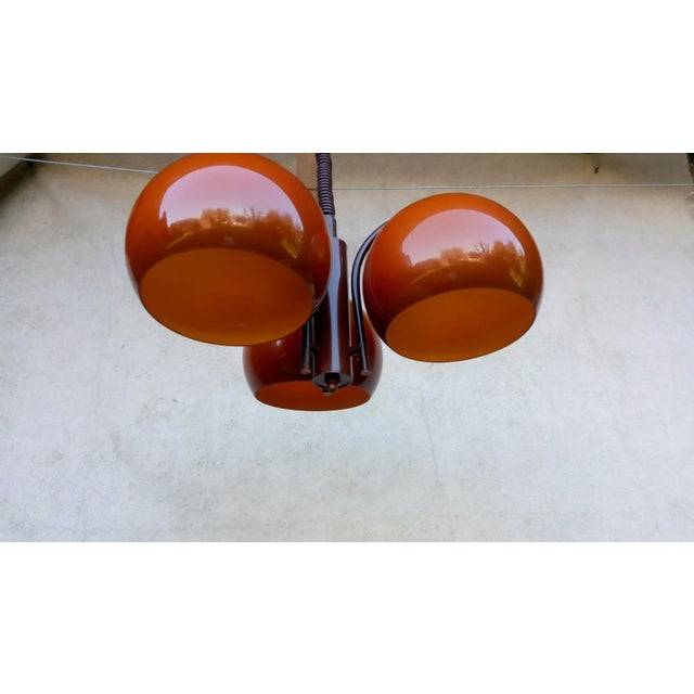 Vintage Red Chandelier, 1980s For Sale - Image 4 of 11