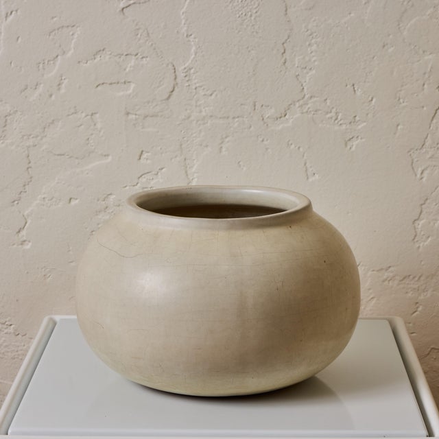 1960s Glazed Ceramic Pot Attributed to John Follis for Architectural Pottery For Sale - Image 10 of 11