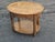 Wood Brandt 1970s Asian Inspired Vintage Oval Two-Tier End Table For Sale - Image 7 of 8