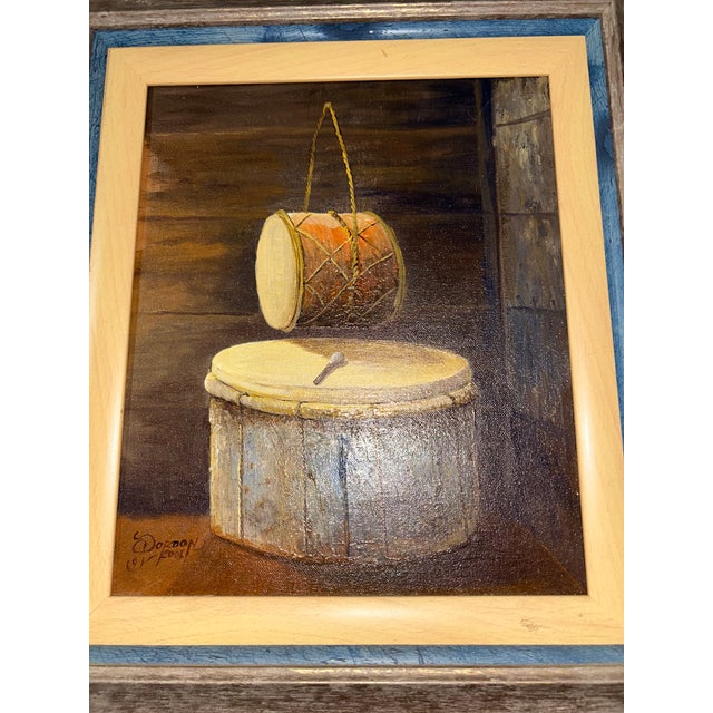 An original signed oil on canvas still life painting, dated 2001, presented in an attractive wood frame and ready to hang....
