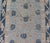 Baby Blue Turkish Khotan Designed Runner With Pomegranate Design in Cream, Tan and Blues For Sale - Image 8 of 11