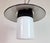 Brown Industrial Grey Enamel Pendant Lamp with Milk Glass from Elektrosvit, 1960s For Sale - Image 8 of 18