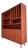 Teak Bookcase with Fold-Out Compartment, Denmark For Sale