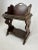 English Vintage 1930s Mahogany Magazine & Bookstand - Jacobean/Victorian-Revival Period For Sale - Image 3 of 15