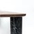 Medium Walnut and Black Marble Sunday Dining Table by Jean-Baptiste Souletie For Sale - Image 4 of 11