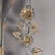 Silver Vintage LaBarge Glass , Silver & Gilt Metal Floral & Foliage Pier Table & Mirror For Sale - Image 8 of 12
