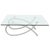 Silver Glass and Silver Metal Coffee Table from Rolf Benz For Sale - Image 8 of 10