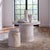 Studded Bistro Dining Table, White Washed Wood The casual, clean finish of these sand-blasted mango wood tables lightens...