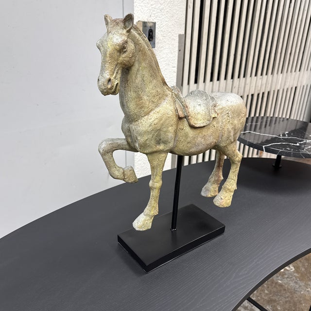 Design Plus Gallery presents a Horse on Stand. This is a great piece to add substantial drama into any room. The horse is...