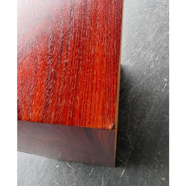 Brown Mid Century Danish Rosewood Tallboy For Sale - Image 8 of 9