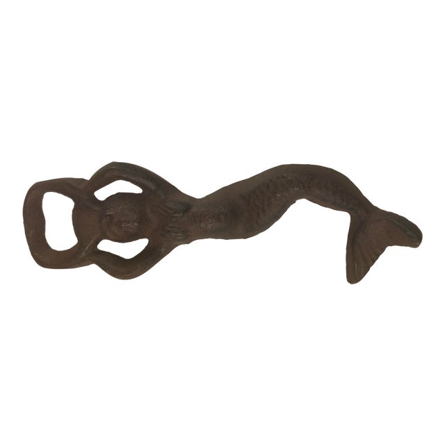 Vintage Cast Iron Mermaid Bottle Opener